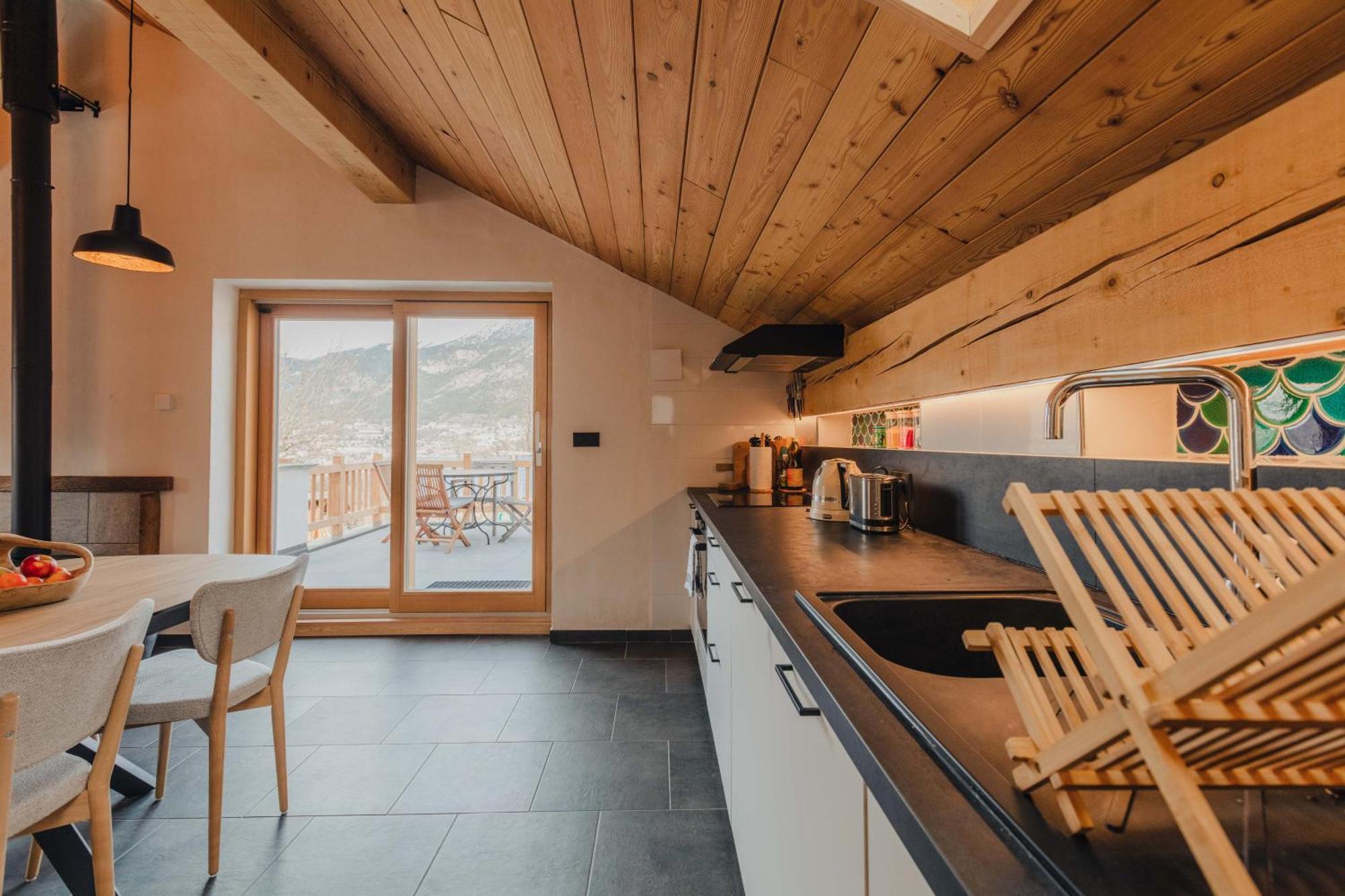 Mountain Escape Briancon Views Apartment Villar-Saint-Pancrace Bagian luar foto
