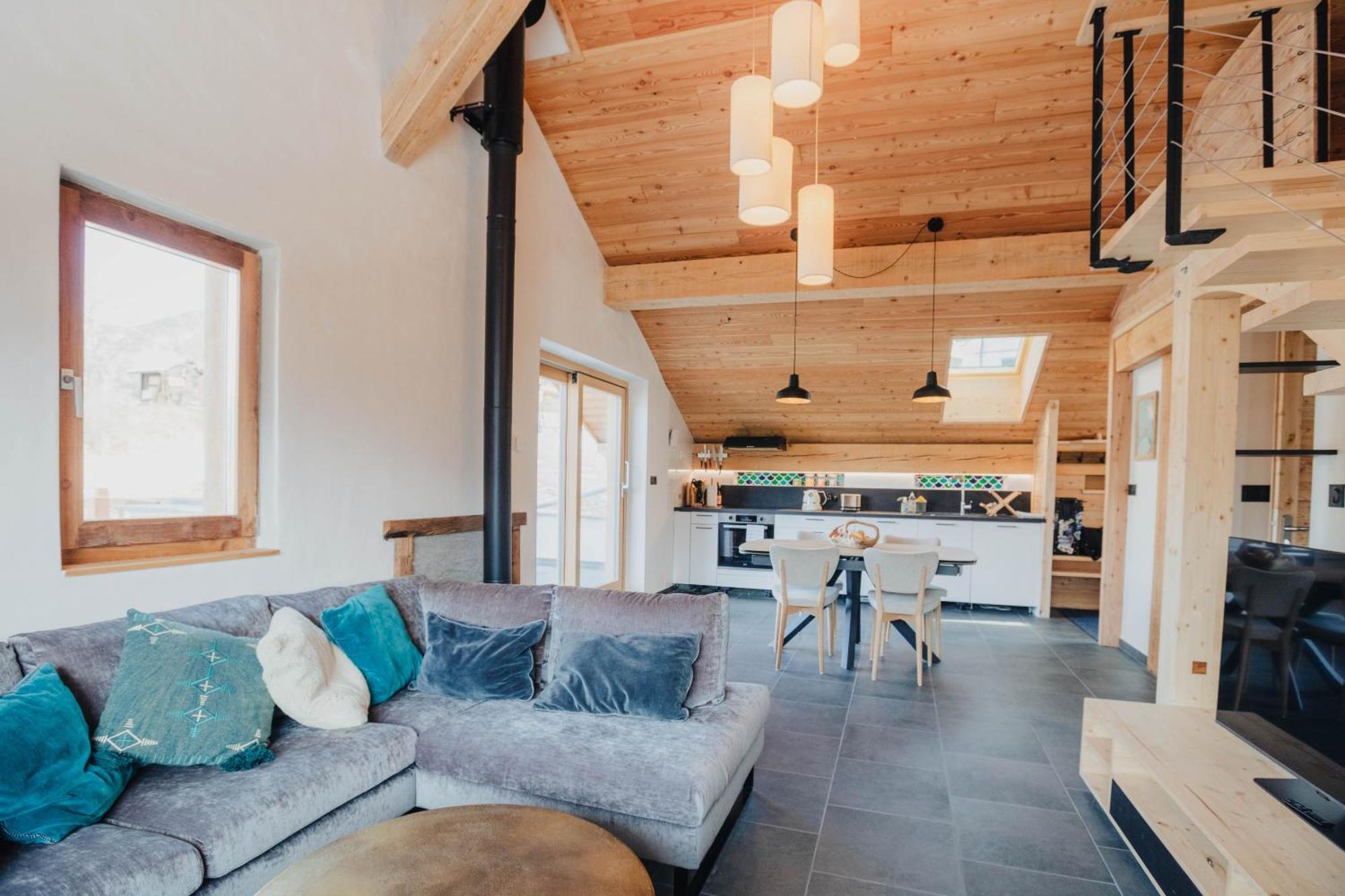 Mountain Escape Briancon Views Apartment Villar-Saint-Pancrace Bagian luar foto